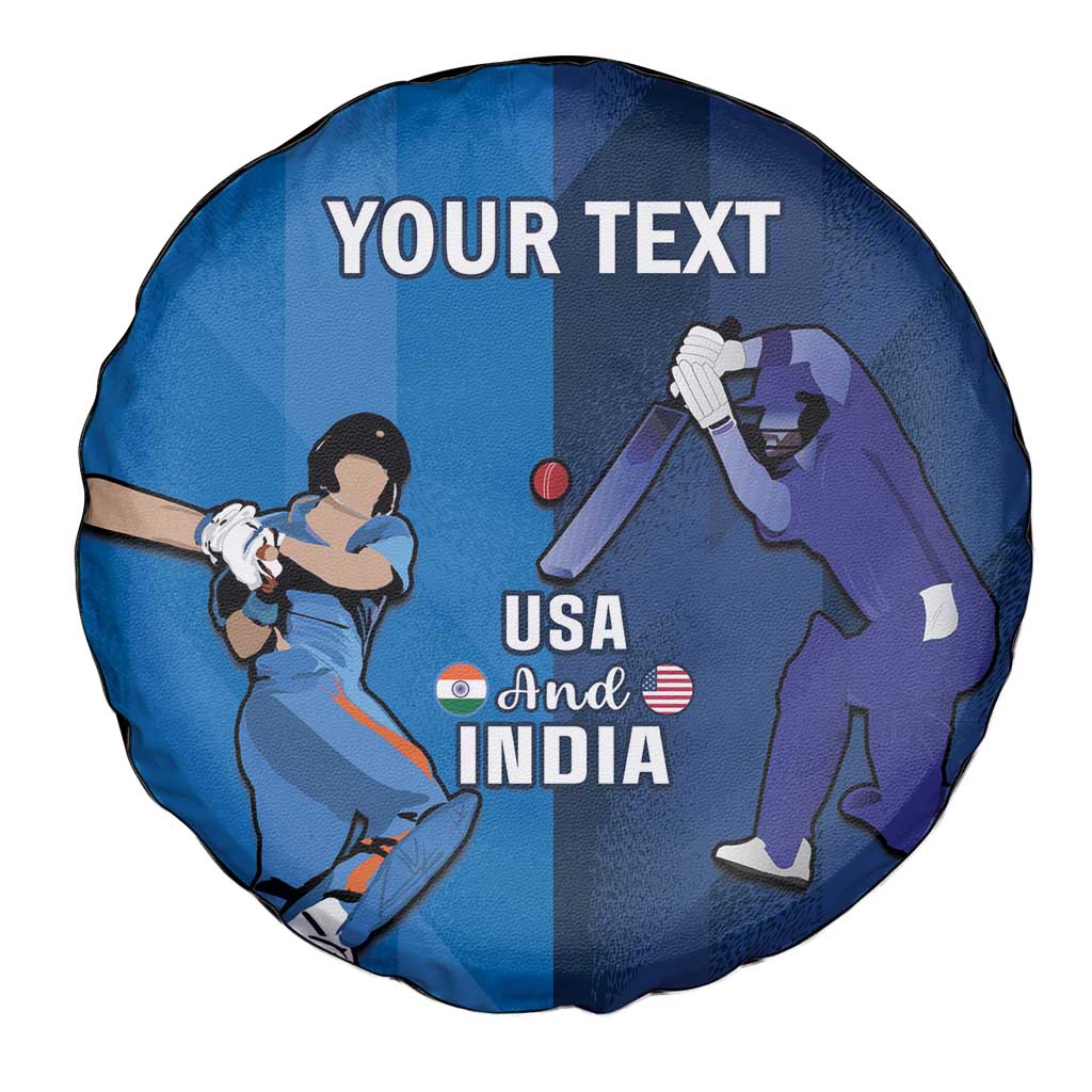Custom USA and India Cricket Spare Tire Cover 2024 Together Dynamic Style - Wonder Print Shop