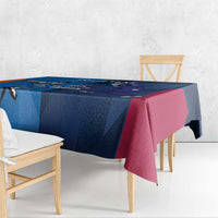 Custom USA and India Cricket Tablecloth 2024 Together Dynamic Style - Wonder Print Shop