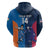 Custom USA and India Cricket Zip Hoodie 2024 Together Dynamic Style - Wonder Print Shop