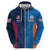 Custom USA and India Cricket Zip Hoodie 2024 Together Dynamic Style - Wonder Print Shop