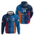 Custom USA and India Cricket Zip Hoodie 2024 Together Dynamic Style - Wonder Print Shop