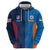 Custom USA and India Cricket Zip Hoodie 2024 Together Dynamic Style - Wonder Print Shop