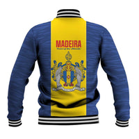 Maderia Day Baseball Jacket Pearl of the Atlantic Flag Style - Wonder Print Shop