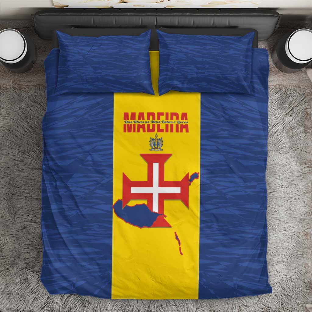 Maderia Day Bedding Set Pearl of the Atlantic Flag Style - Wonder Print Shop