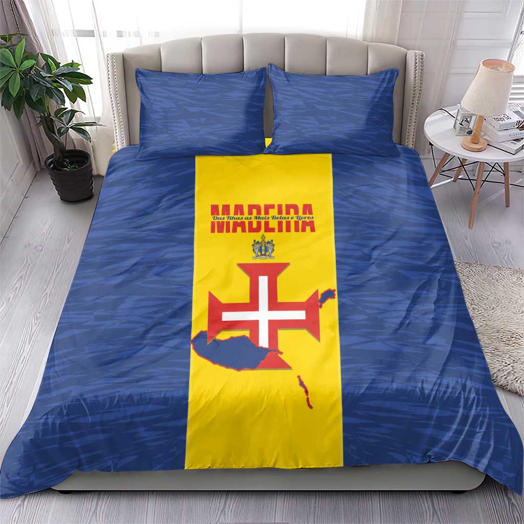 Maderia Day Bedding Set Pearl of the Atlantic Flag Style - Wonder Print Shop