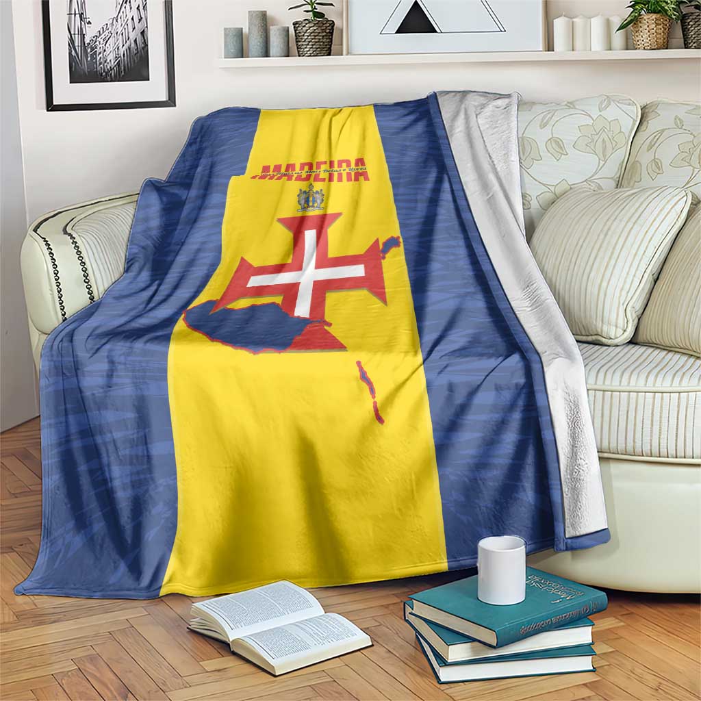 Maderia Day Blanket Pearl of the Atlantic Flag Style - Wonder Print Shop