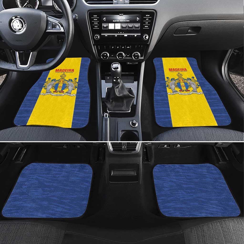 Maderia Day Car Mats Pearl of the Atlantic Flag Style - Wonder Print Shop