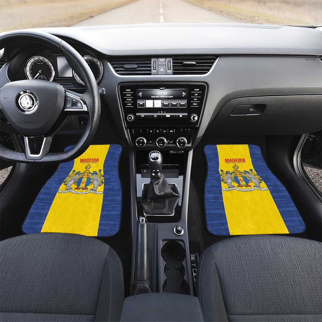 Maderia Day Car Mats Pearl of the Atlantic Flag Style - Wonder Print Shop