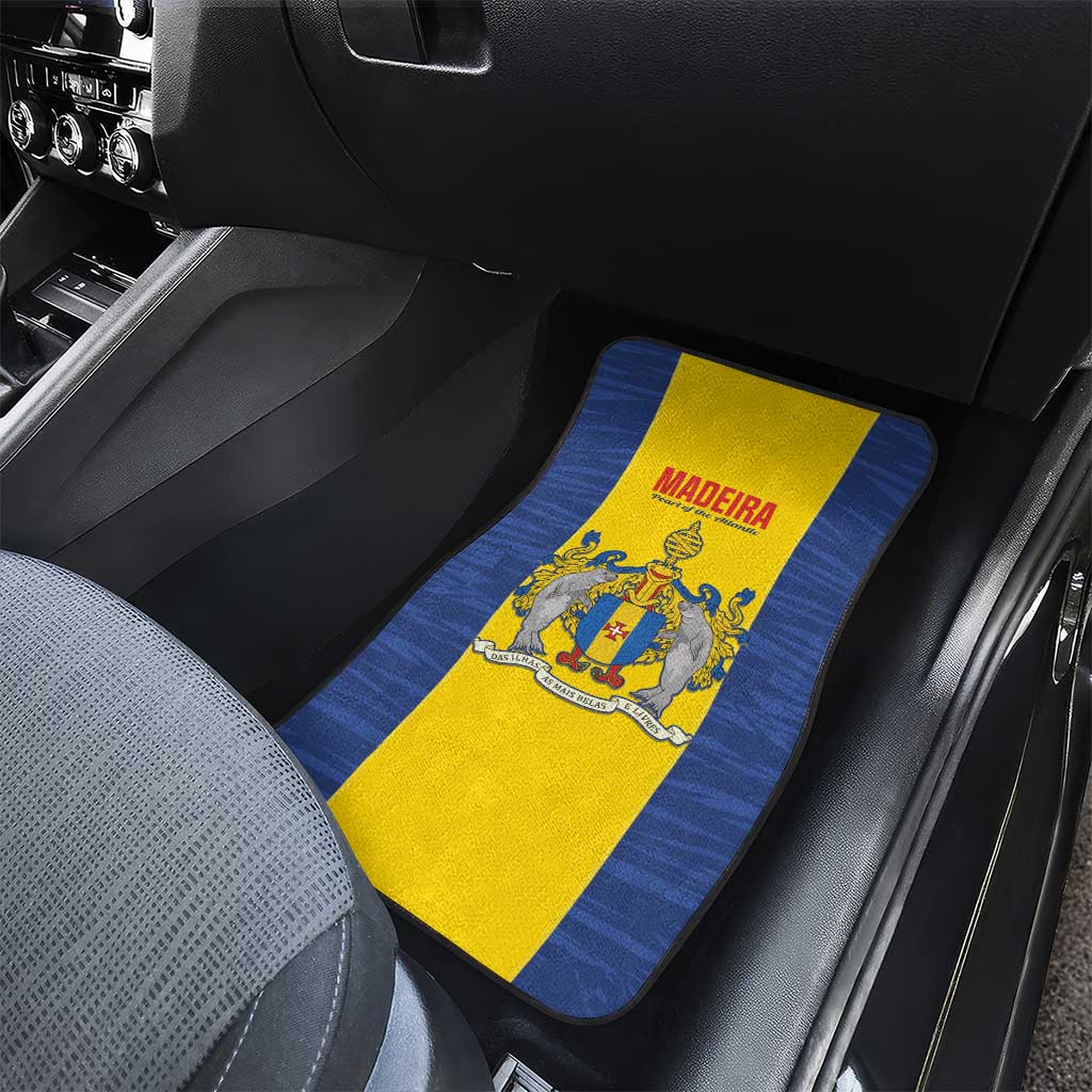 Maderia Day Car Mats Pearl of the Atlantic Flag Style - Wonder Print Shop
