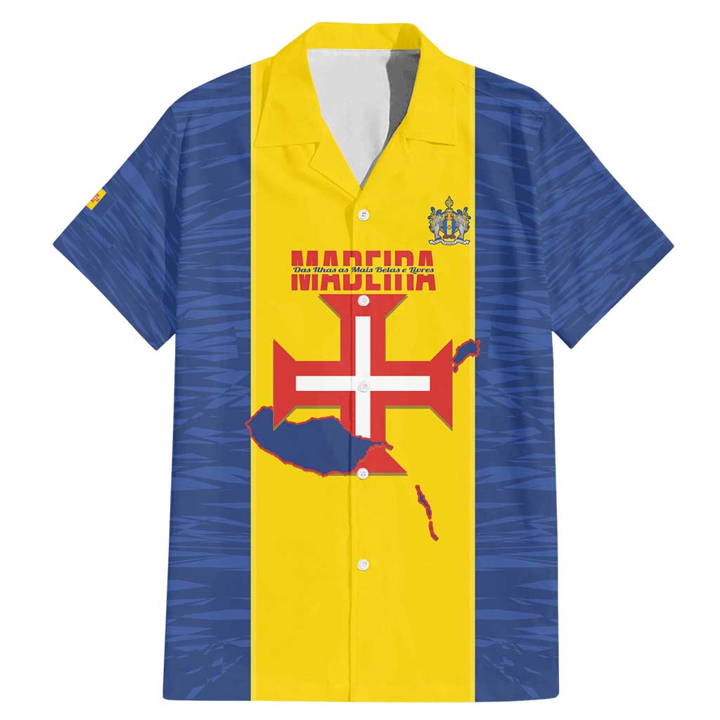 Maderia Day Family Matching Mermaid Dress and Hawaiian Shirt Pearl of the Atlantic Flag Style - Wonder Print Shop