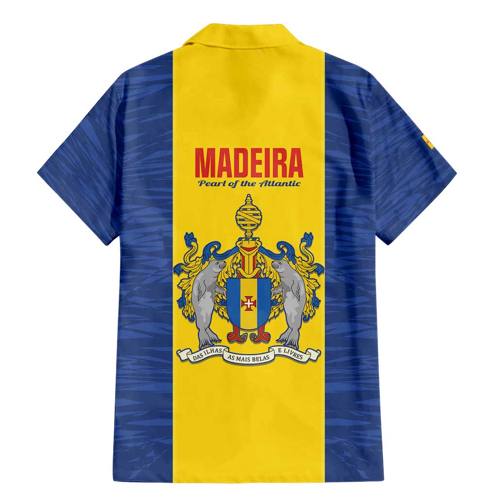 Maderia Day Family Matching Mermaid Dress and Hawaiian Shirt Pearl of the Atlantic Flag Style - Wonder Print Shop