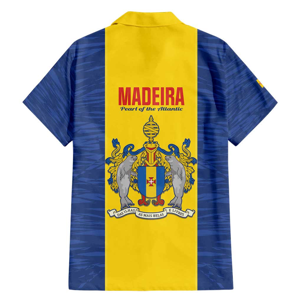Maderia Day Family Matching Tank Maxi Dress and Hawaiian Shirt Pearl of the Atlantic Flag Style - Wonder Print Shop