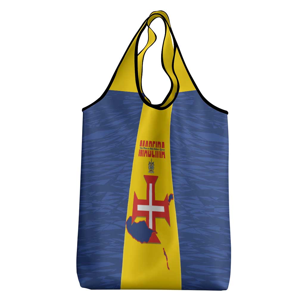Maderia Day Grocery Bag Pearl of the Atlantic Flag Style - Wonder Print Shop
