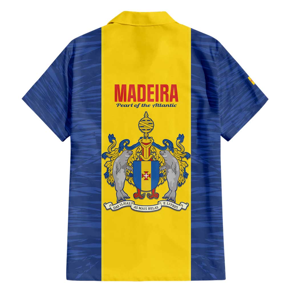 Maderia Day Hawaiian Shirt Pearl of the Atlantic Flag Style - Wonder Print Shop