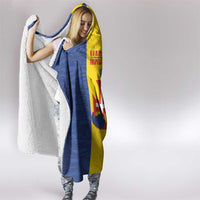 Maderia Day Hooded Blanket Pearl of the Atlantic Flag Style - Wonder Print Shop