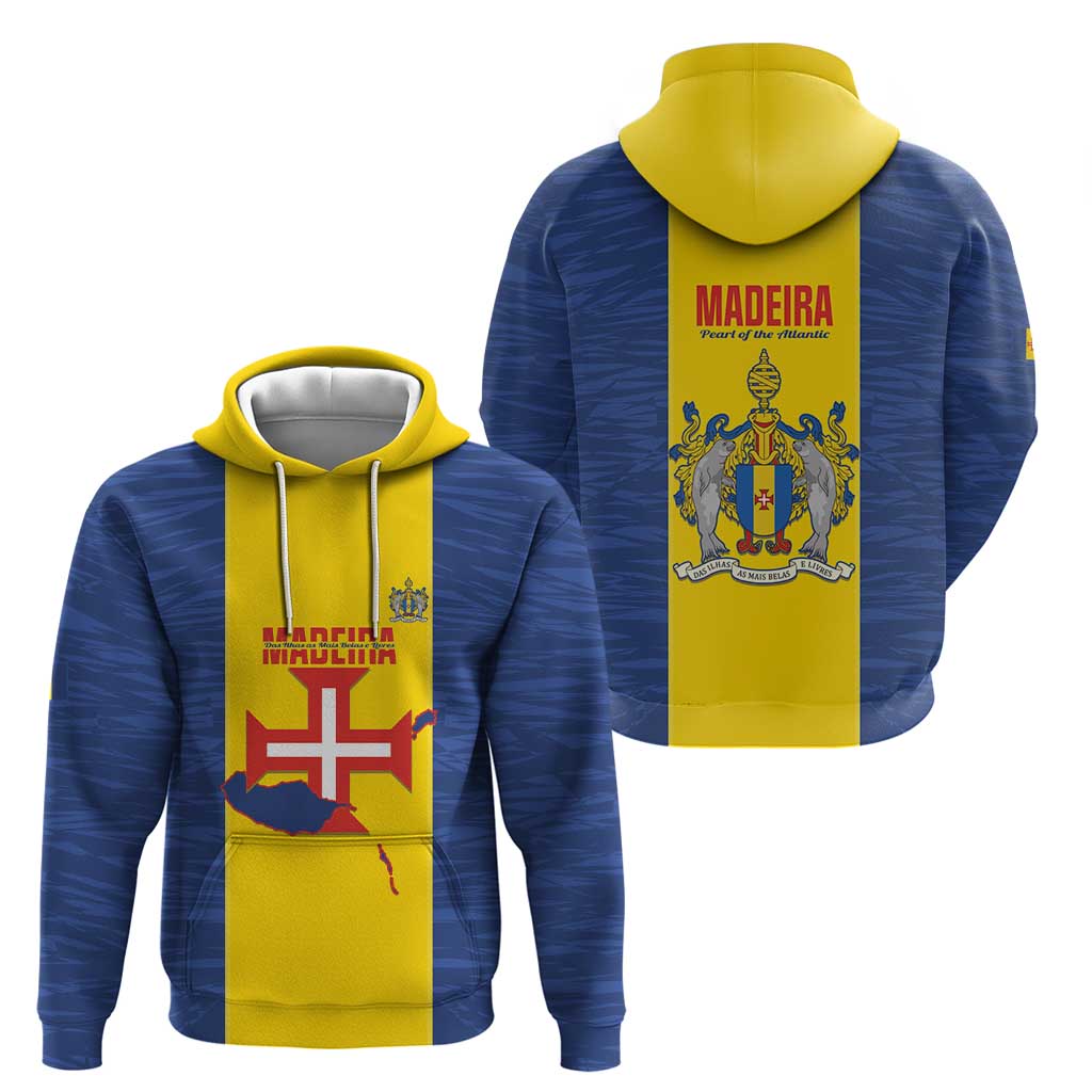 Maderia Day Hoodie Pearl of the Atlantic Flag Style - Wonder Print Shop