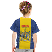 Maderia Day Kid T Shirt Pearl of the Atlantic Flag Style - Wonder Print Shop
