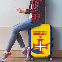 Maderia Day Luggage Cover Pearl of the Atlantic Flag Style - Wonder Print Shop