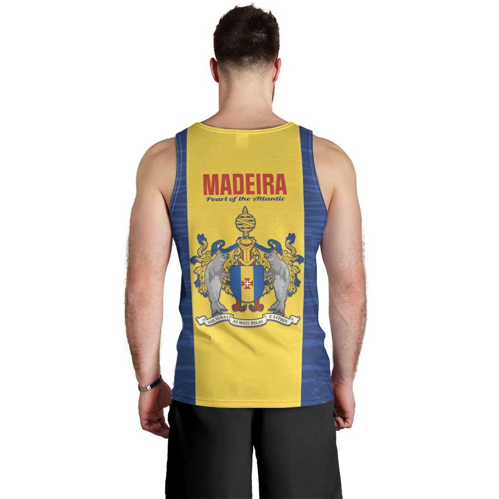 Maderia Day Men Tank Top Pearl of the Atlantic Flag Style - Wonder Print Shop
