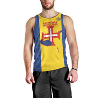 Maderia Day Men Tank Top Pearl of the Atlantic Flag Style - Wonder Print Shop