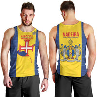 Maderia Day Men Tank Top Pearl of the Atlantic Flag Style - Wonder Print Shop