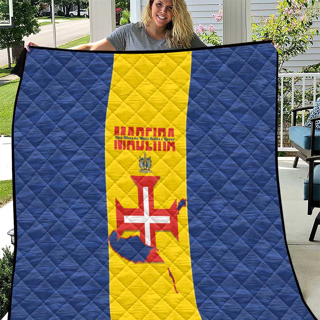 Maderia Day Quilt Pearl of the Atlantic Flag Style - Wonder Print Shop