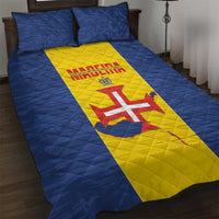 Maderia Day Quilt Bed Set Pearl of the Atlantic Flag Style - Wonder Print Shop