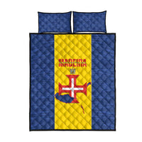 Maderia Day Quilt Bed Set Pearl of the Atlantic Flag Style - Wonder Print Shop