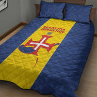 Maderia Day Quilt Bed Set Pearl of the Atlantic Flag Style - Wonder Print Shop