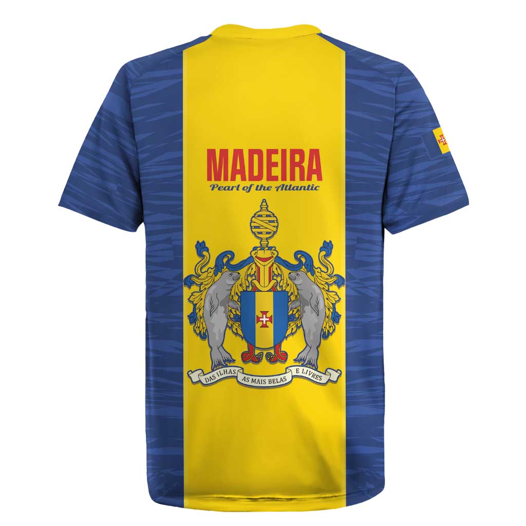 Maderia Day Rugby Jersey Pearl of the Atlantic Flag Style - Wonder Print Shop