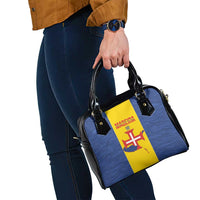 Maderia Day Shoulder Handbag Pearl of the Atlantic Flag Style - Wonder Print Shop