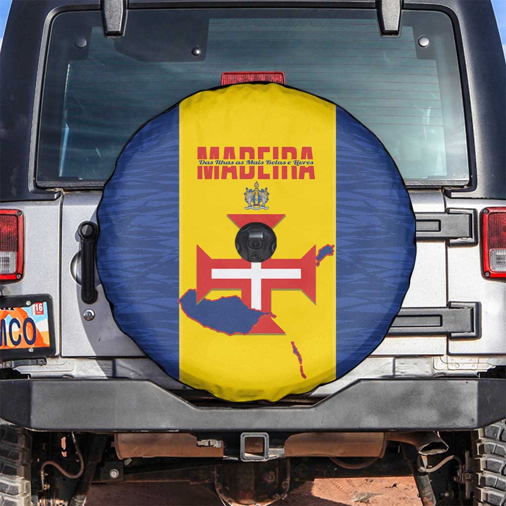 Maderia Day Spare Tire Cover Pearl of the Atlantic Flag Style - Wonder Print Shop