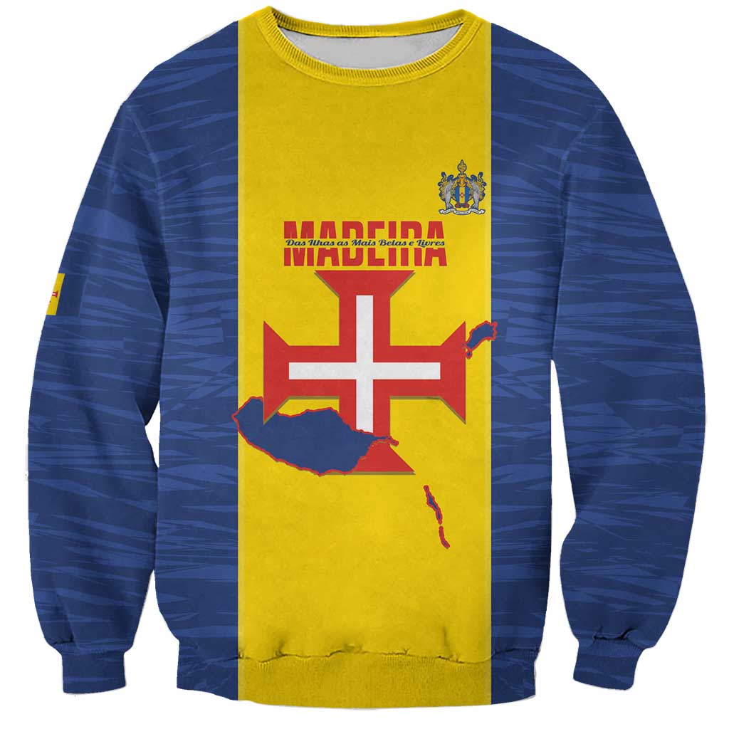 Maderia Day Sweatshirt Pearl of the Atlantic Flag Style - Wonder Print Shop