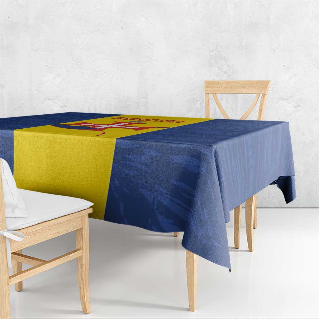 Maderia Day Tablecloth Pearl of the Atlantic Flag Style - Wonder Print Shop