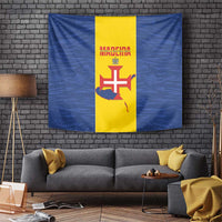 Maderia Day Tapestry Pearl of the Atlantic Flag Style - Wonder Print Shop