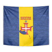 Maderia Day Tapestry Pearl of the Atlantic Flag Style - Wonder Print Shop