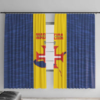 Maderia Day Window Curtain Pearl of the Atlantic Flag Style - Wonder Print Shop