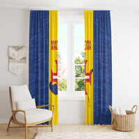 Maderia Day Window Curtain Pearl of the Atlantic Flag Style - Wonder Print Shop