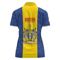 Maderia Day Women Polo Shirt Pearl of the Atlantic Flag Style - Wonder Print Shop
