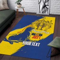 Personalised Maderia Day Area Rug July 1 Monk Seal Grunge Style - Wonder Print Shop