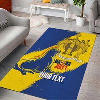 Personalised Maderia Day Area Rug July 1 Monk Seal Grunge Style - Wonder Print Shop