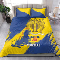 Personalised Maderia Day Bedding Set July 1 Monk Seal Grunge Style - Wonder Print Shop