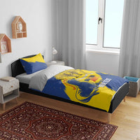 Personalised Maderia Day Bedding Set July 1 Monk Seal Grunge Style - Wonder Print Shop