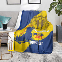 Personalised Maderia Day Blanket July 1 Monk Seal Grunge Style - Wonder Print Shop