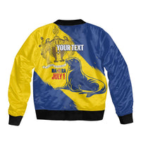 Personalised Maderia Day Bomber Jacket July 1 Monk Seal Grunge Style - Wonder Print Shop