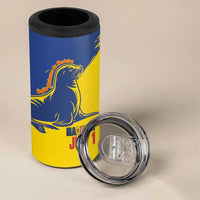 Personalised Maderia Day 4 in 1 Can Cooler Tumbler July 1 Monk Seal Grunge Style - Wonder Print Shop