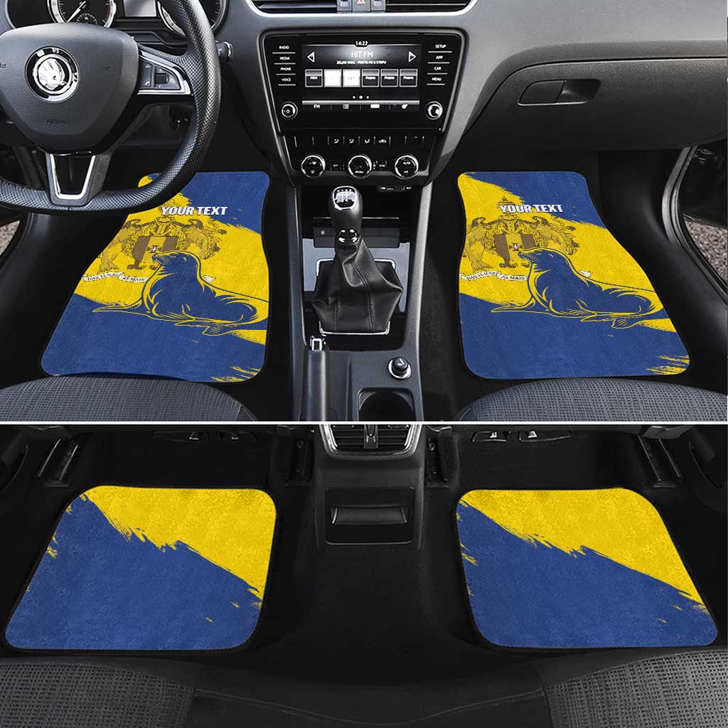 Personalised Maderia Day Car Mats July 1 Monk Seal Grunge Style - Wonder Print Shop