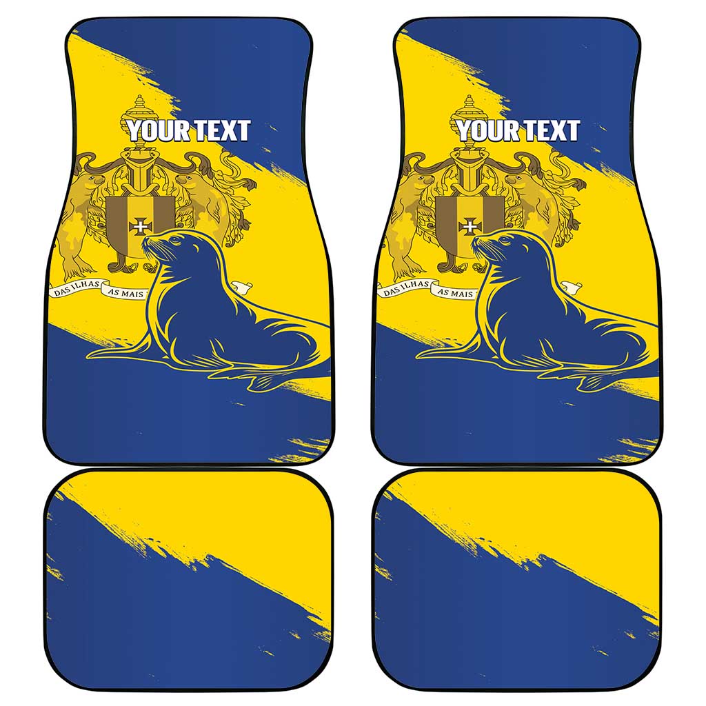 Personalised Maderia Day Car Mats July 1 Monk Seal Grunge Style - Wonder Print Shop
