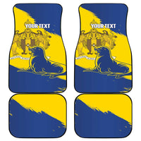 Personalised Maderia Day Car Mats July 1 Monk Seal Grunge Style - Wonder Print Shop