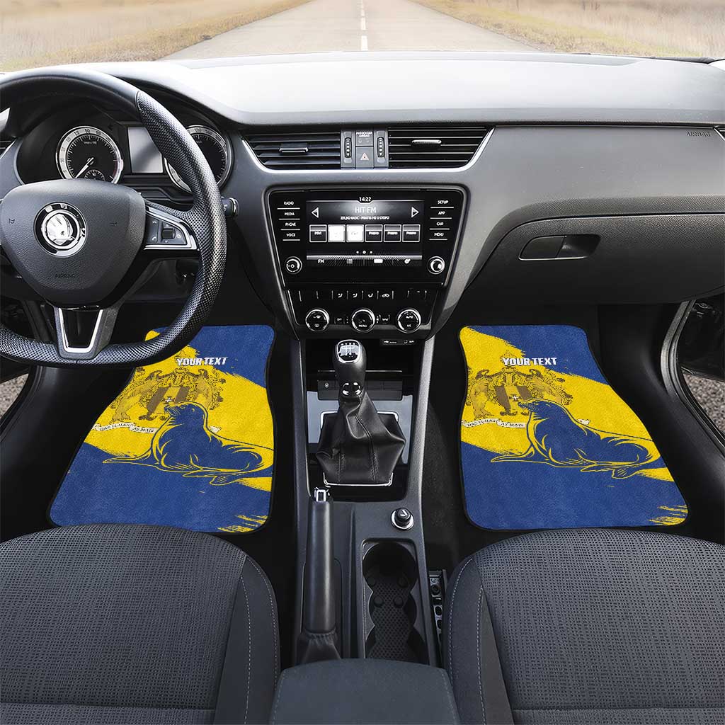 Personalised Maderia Day Car Mats July 1 Monk Seal Grunge Style - Wonder Print Shop
